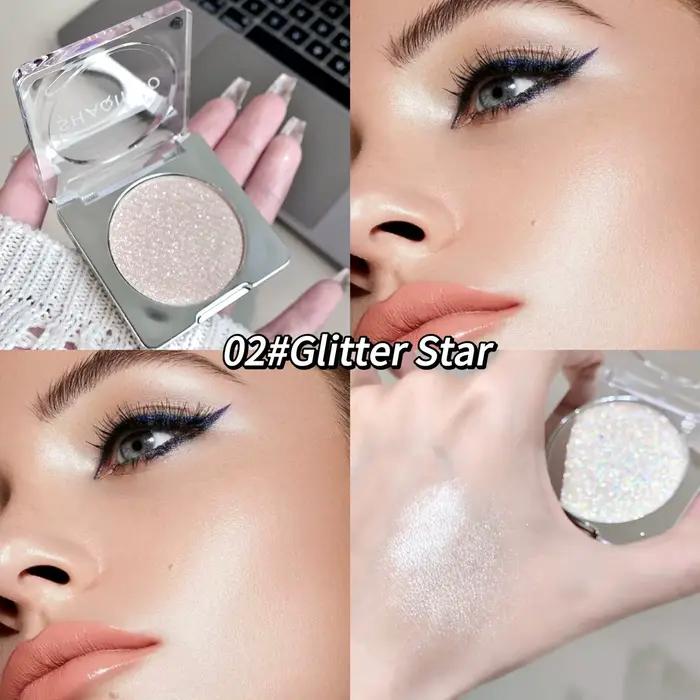 SHAQINUO Aurora Phantom diamant poudre haute brillance nacré éclaircissant Fine scintillant diamant 