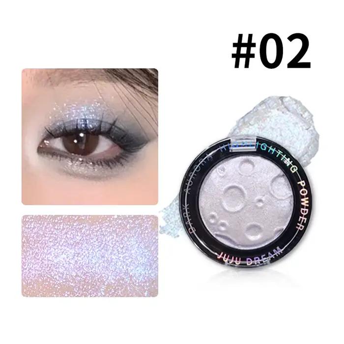 Poudre surligneur 3D, 5 nuances, lueur de lune, visage, yeux, Contour du corps, éclaircit la peau un
