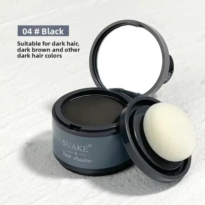 Poudre de ligne de cheveux instantanée, couverture de racine brune noire, réparation de peinture, re