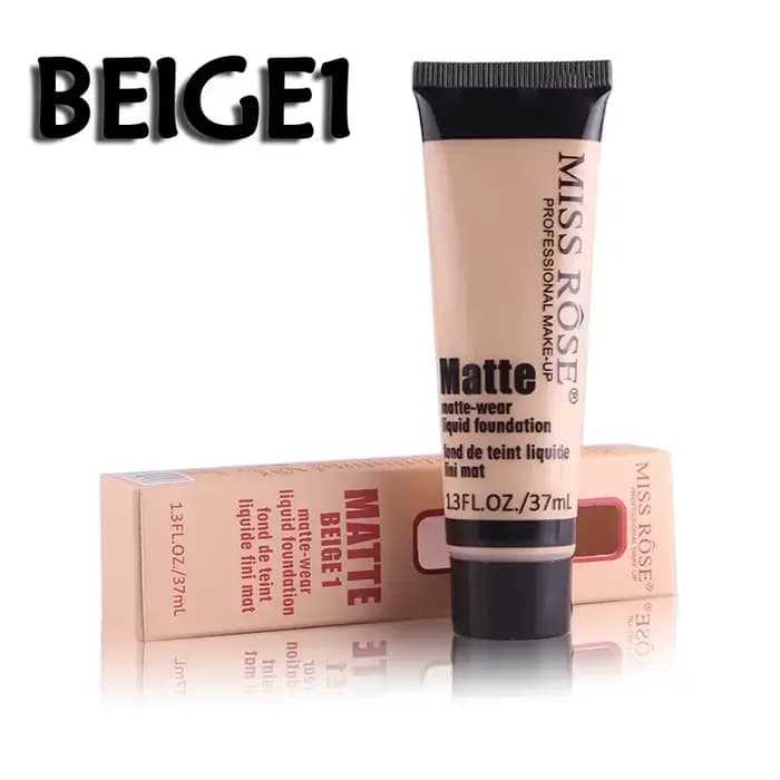 Base professionnelle fond de teint liquide mat maquillage imperméable visage correcteur fond de tein