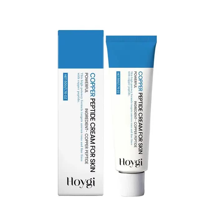 Crème pour le visage au peptide de cuivre, crème hydratante quotidienne pour le visage pour les ridu