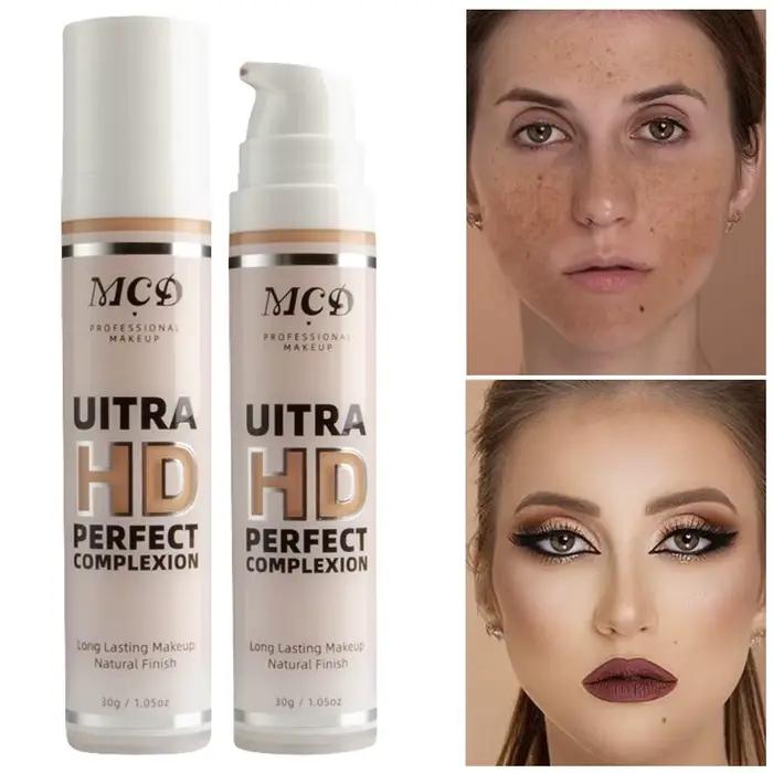 9 nuances couverture complète correcteur liquide fond de teint maquillage haute couverture Base maqu