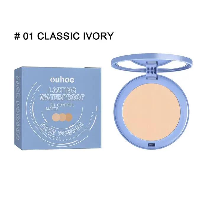 Poudre de brume douce imperméable longue durée, crème solaire, contrôle de l'huile, maquillage natur