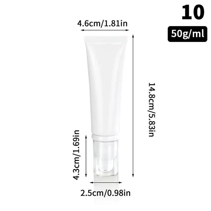 Tubes portables vides 30/50ml, fond de teint à presser, BB crème, Lotion cosmétique, bouteille de vo