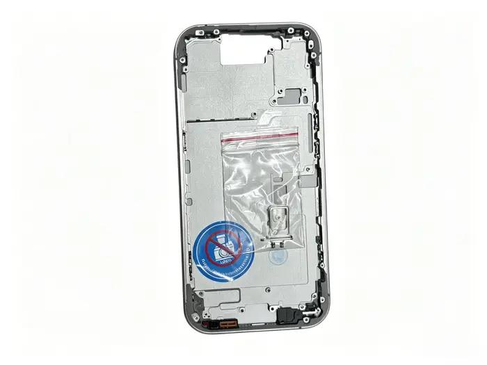 Châssis intermédiaire de remplacement pour 16 Pro Max avec clés préinstallées, filet anti-poussière 