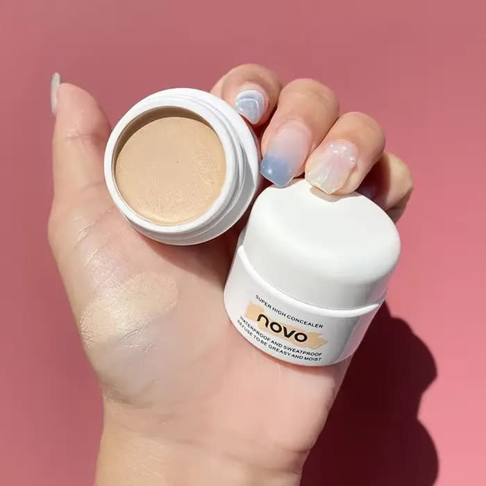 Crème de fond de teint anti-cernes professionnelle, couverture complète, taches d'acné, cernes, hydr