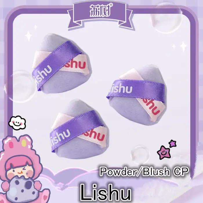 LISHU-Mini éponge de flocage de poudre, outil cosmétique d'application de fond de teint, 3 pièces
