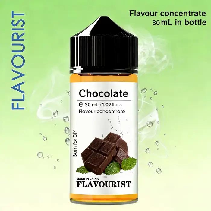 Concentré d'arôme chocolat FLAVOURIST, solubilité dans l'eau, BEST E, essence de bonbon, additif liq