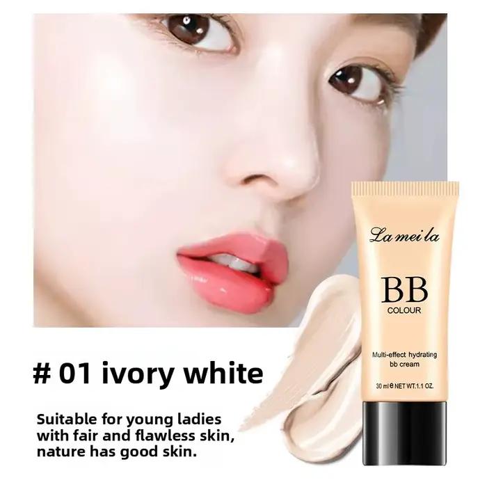 BB crème anti-cernes liquide imperméable, mat, couverture complète, cicatrices d'acné, cernes, fond 