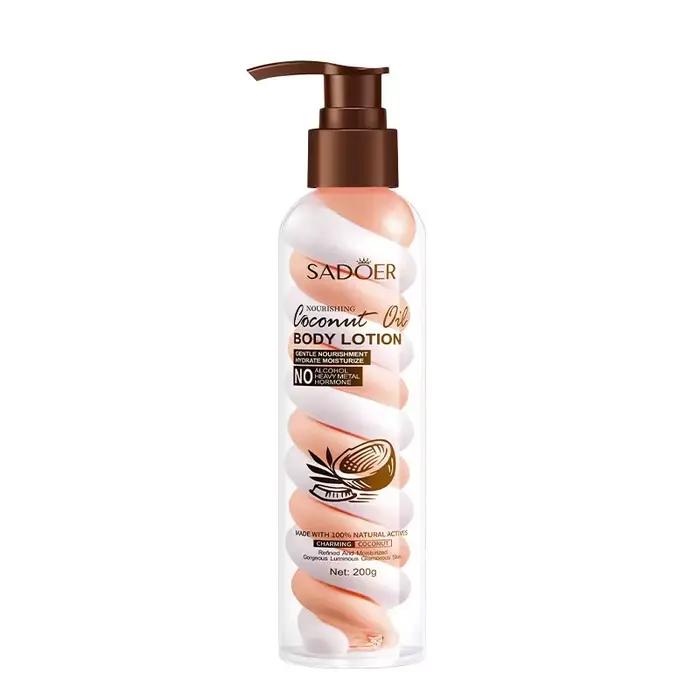 200 ml (6,76 fl.oz) Lotion pour le corps de beauté guimauve Niacinamide, peau hydratante et nourriss