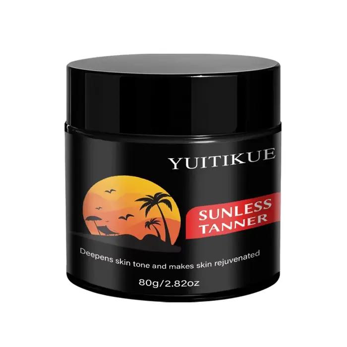 YUITIKUE Sunless Tanner, 80g Lotion autobronzante pour un éclat naturel et durable de la peau bronzé