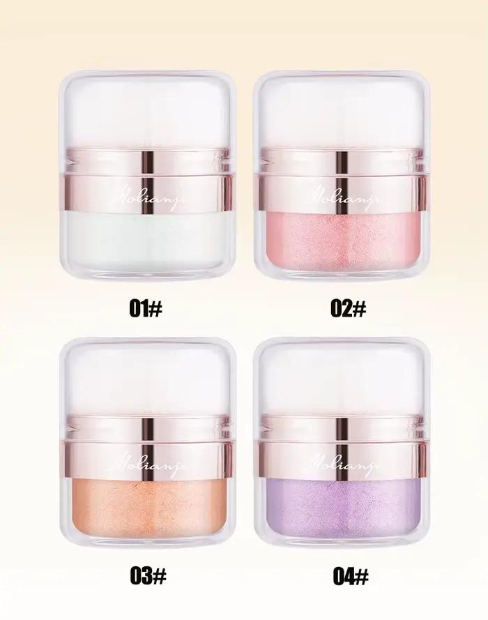 Surligneur en poudre de fée scintillante – Blush de contour scintillant pour éclaircir et définir vos caractéristiques