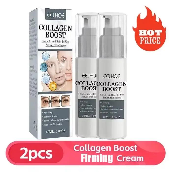 Crème raffermissante eelhoe anti-âge enrichie en acide hyaluronique céramides et vitamine C pour le visage occasions spéciales beauté durable