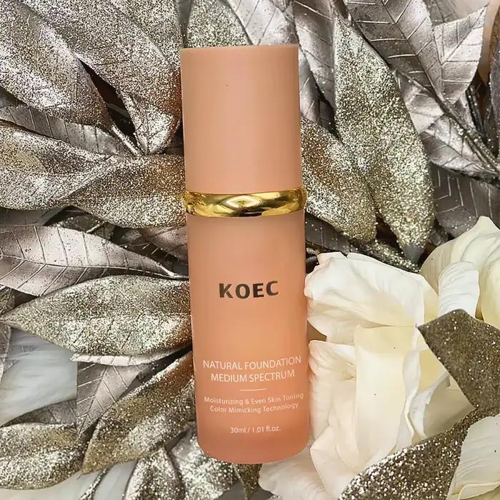 Fond de teint naturel hydratant et tonifiant pour la peau doux et couvrant les nuances 30ml pour femmes occasions spéciales