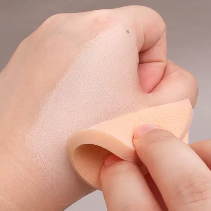 Éponge de poudre de forme ronde pour le visage