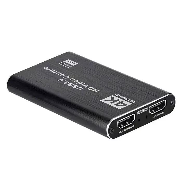 Carte de capture vidéo USB 3.0 4K, HDTV 1080P 60Hz, enregistreur vidéo HD pour PS4 OBS, enregistrement de jeux, diffusion en direct