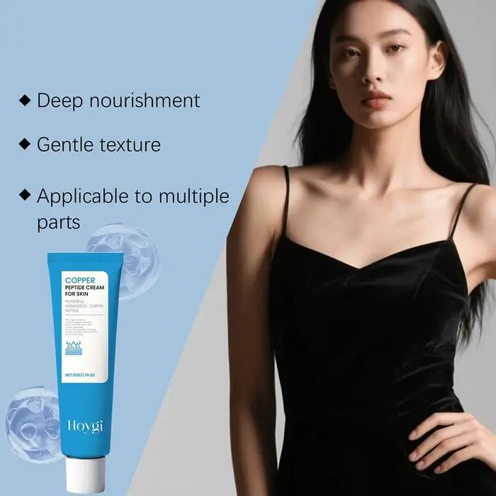 Crème peptidique de cuivre pour le visage
