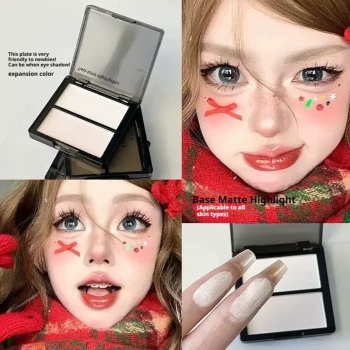 Surligneur bronzant pour poudre pour le visage