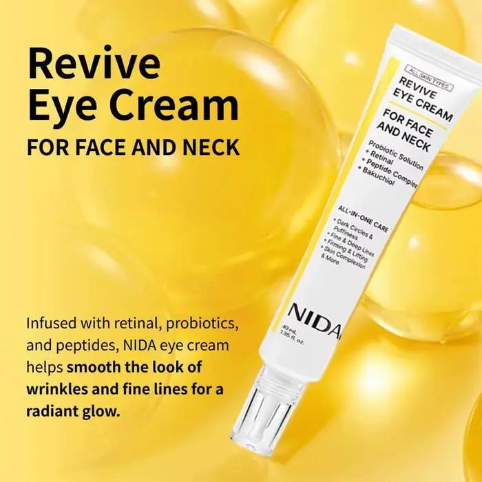 Crème pour les yeux NIDA au rétinol Revive