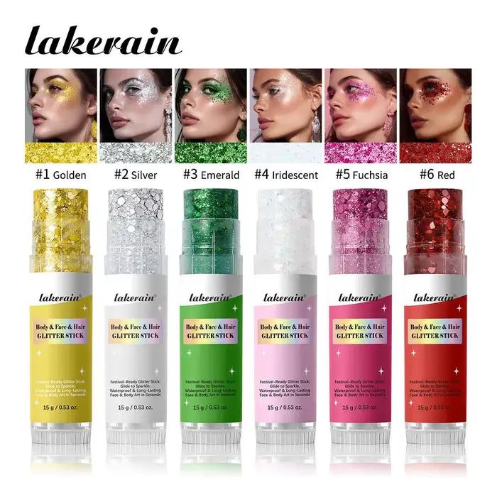 Bâton de paillettes pour le corps et le visage