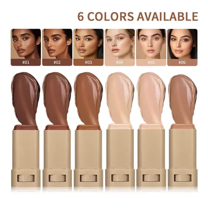Stick de fond de teint teinté pour une peau lisse et repulpée