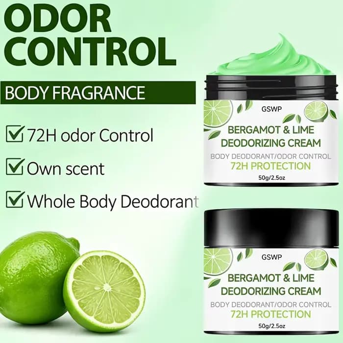 Crème déodorante GSWP Bergamote & Citron Vert