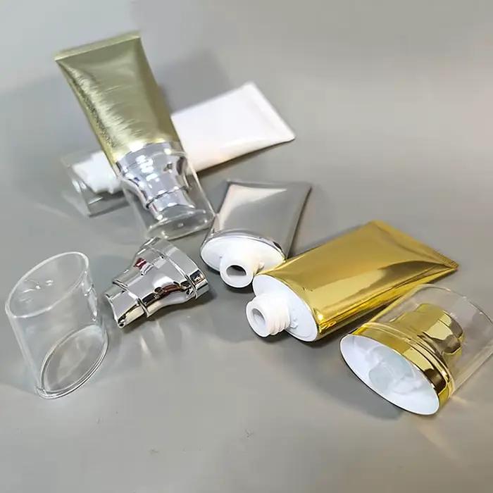 Tubes portables vides 30/50ml, fond de teint à presser, BB crème, Lotion cosmétique, bouteille de voyage avec pompe à vide, récipient rechargeable