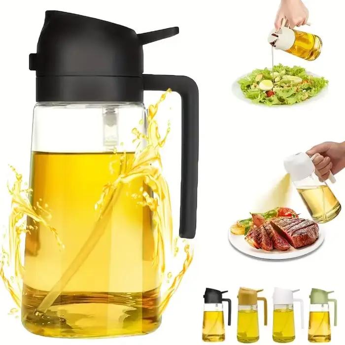 Distributeur d'huile, accessoires d'assaisonnement, bouteille de Cruet, vaporisateur d'huile, ustensiles de cuisine pour la cuisine, récipient pulvérisateur d'huiles de Barbecue