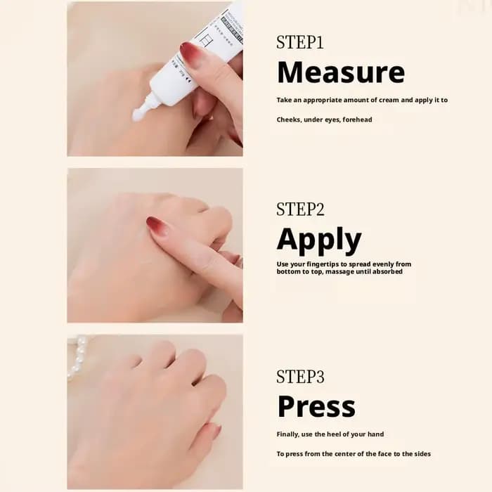 Crème réparatrice pour rougeurs du visage