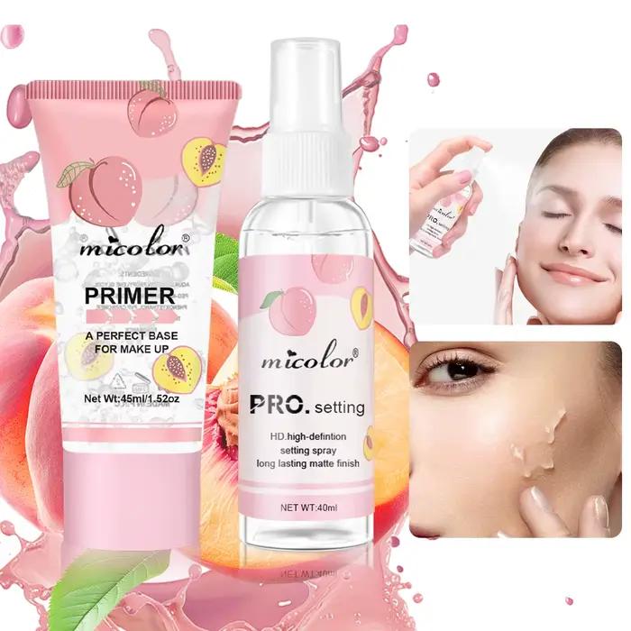 Ensemble de maquillage d'apprêt de maquillage + Spray fixateur