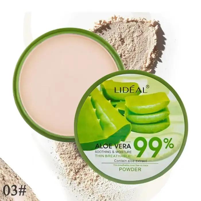 Poudre hydratante à l'aloe Vera pour le visage
