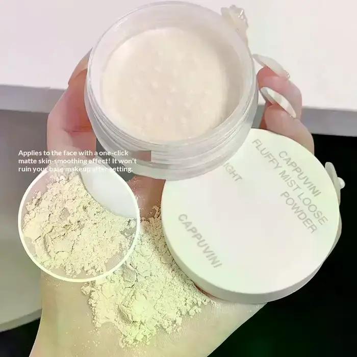 Ensemble de brume de velours poudre de maquillage