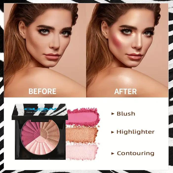 Palette de maquillage 3 en 1