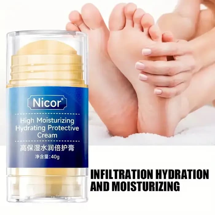 Crème hydratante pour les pieds secs