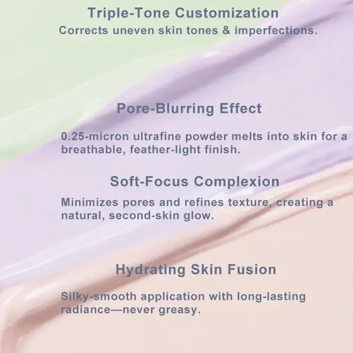 Flower Knows 2025 Shell's Jewel Radiance Primer Base de maquillage éclaircissante longue durée Hydratant Non Cakey Vegan Cruelty Free