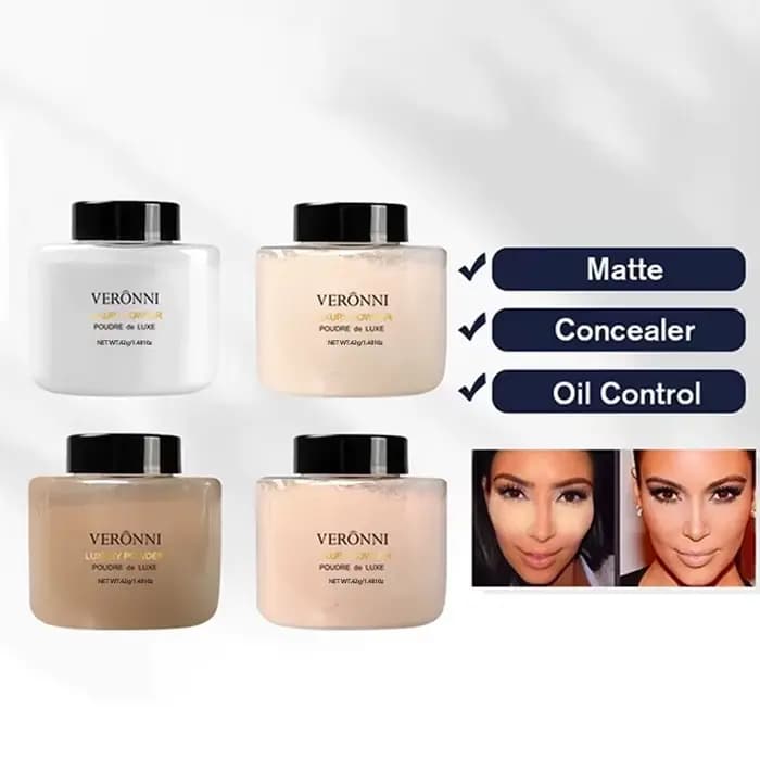 Poudre de fond de teint de luxe pour femme
