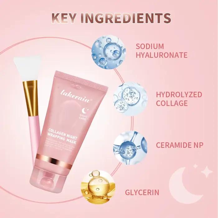 Lakerain – crème de nuit Peeling au collagène