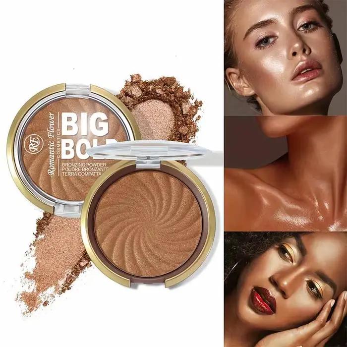 La poudre 3 couleurs éclaircit le visage