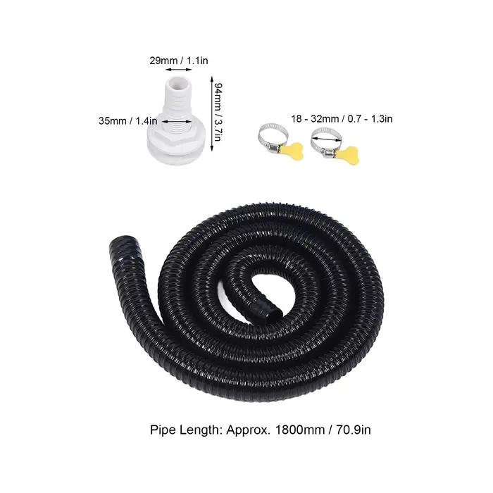 Kit d'installation de pompe de cale IMAMarine, tuyau de pompe de cale, installation facile pour les pompes de cale avec sortie de 1 à 1/8 pouces, 1 à 8 pouces