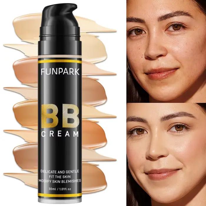 8 couleurs CC crème fond de teint hydratant concentrateur longue durée imperméable huile Base du visage maquillage naturel éclaircissant Covera