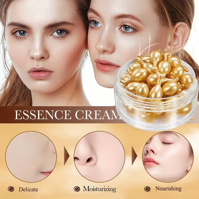 Capsules d'essence hydratante à la vitamine E