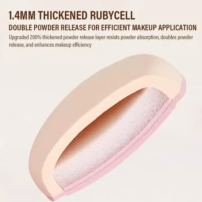 Bouffée cosmétique de grande taille