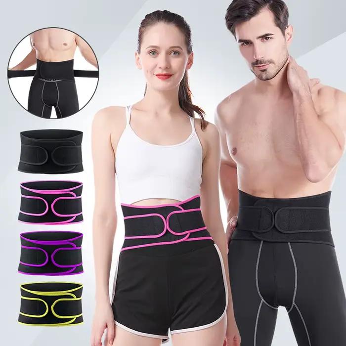 Ceinture de soutien dorsal pour hommes et femmes, ceinture de soutien lombaire, attelle dorsale, hernie discale, artica contrasté, scoliose