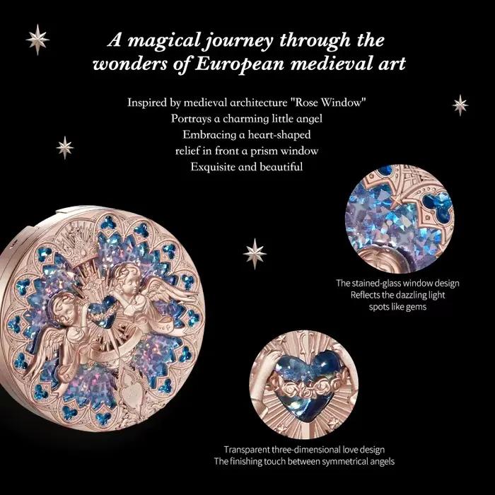 The Flower Knows Little Angel Collection Relief Highlight Face Powder iluminador Maquillage Contour Surligneur Palette 8g/0.3Fl.oz