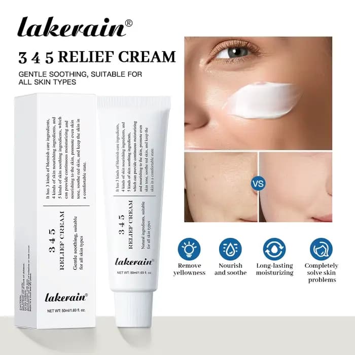 345 crème de soulagement adresse imperfections nourrir la peau et fournir hydratant et apaisant Lifting beauté
