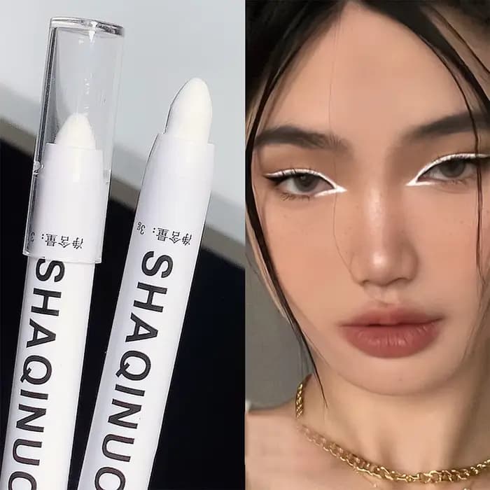 Stylo surligneur argenté scintillant
