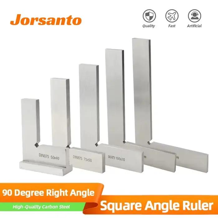 Règle carrée à bord plat à 90 degrés, outil de mesure d'angle métallique carré de menuiserie, outils carrés multi-carpenterie pour le travail du bois, essayez le carré