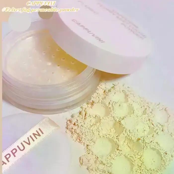 Ensemble de brume de velours poudre de maquillage