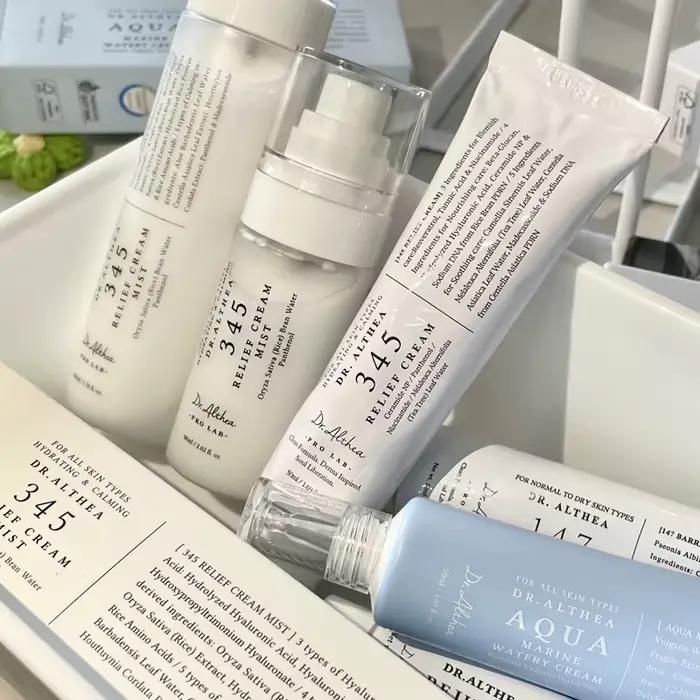 Crème réparatrice apaisante Dr. Althea 345, crème hydratante pour la barrière cutanée, crème éclaircissante, améliorant les marques d'acné, pour tous les types de peau, soin de la peau
