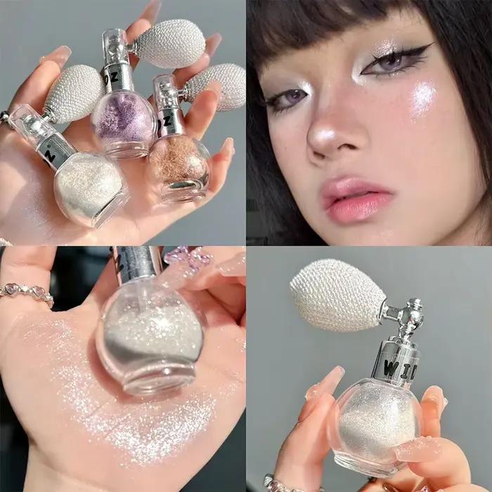 Surligneur Spray corps diamant haute brillance brillant paillettes